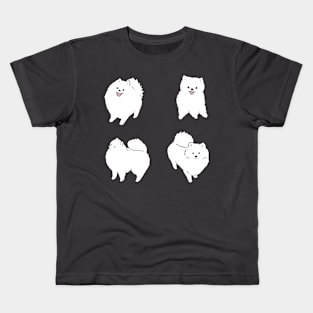 pomeranian dog illustration pack Kids T-Shirt